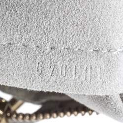 Pre Owned Louis Vuitton Grey Monogram Denim Slightly Bag