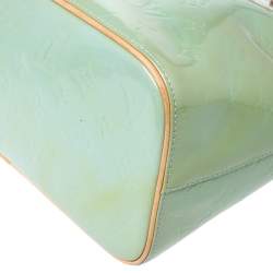 مملوكة مسبقًا Louis Vuitton Mint Green Vernis Monogram Houston Bag