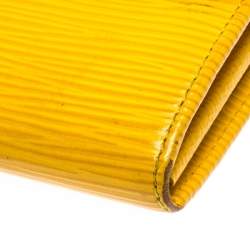 Louis Vuitton Yellow Epi Leather Sarah Wallet