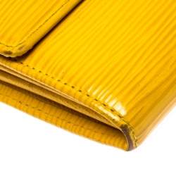 Louis Vuitton Yellow Epi Leather Sarah Wallet
