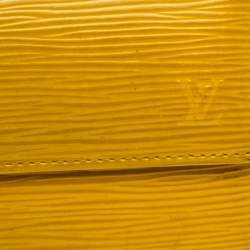 Louis Vuitton Yellow Epi Leather Sarah Wallet