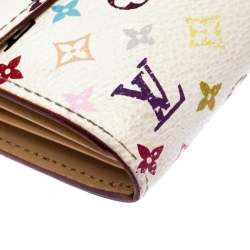 Louis Vuitton White Multicolor Monogram Sarah Wallet