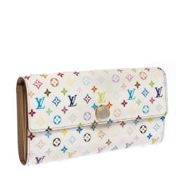 Louis Vuitton White Multicolor Monogram Sarah Wallet