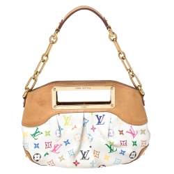 LOUIS VUITTON MONOGRAM Multicolor White Judy GM Shoulder Bag Handbag #1  Rise-on 