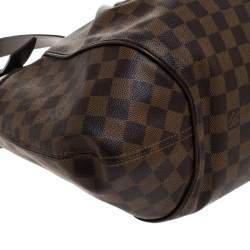 مملوكة مسبقًا Louis Vuitton Damier Ebene Canvas Sistina GM Bag