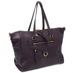 Pre Owned Louis Vuitton Flamme Empreinte Leather Lumineuse PM Bag