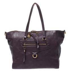 Pre Owned Louis Vuitton Flamme Empreinte Leather Lumineuse PM Bag