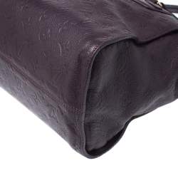 Pre Owned Louis Vuitton Flamme Empreinte Leather Lumineuse PM Bag