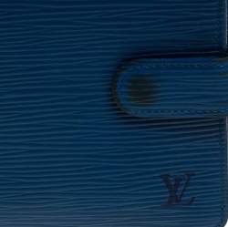 Louis Vuitton Blue Epi Leather Compact Wallet