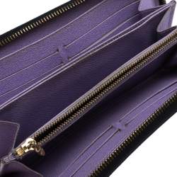 Louis Vuitton Black Multicolore Monogram Canvas Zippy Wallet
