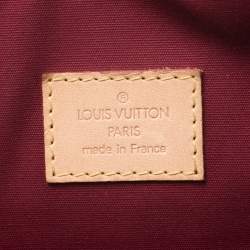 Pre Owned Louis Vuitton Pomme D’amour Vernis Summit Drive Bag