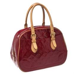 Pre Owned Louis Vuitton Pomme D’amour Vernis Summit Drive Bag