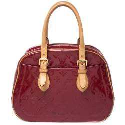 Pre Owned Louis Vuitton Pomme D’amour Vernis Summit Drive Bag