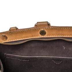Pre Owned Louis Vuitton Amarante Monogram Vernis Brea GM Bag