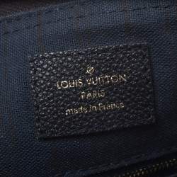 Pre Owned Louis Vuitton Blue Infini Monogram Empreinte Leather Speedy Bandouliere 25 Bag