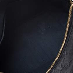 Pre Owned Louis Vuitton Blue Infini Monogram Empreinte Leather Speedy Bandouliere 25 Bag