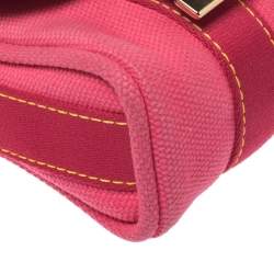 Pre Owned Louis Vuitton Pink Canvas Antigua Sac Rabat Bag