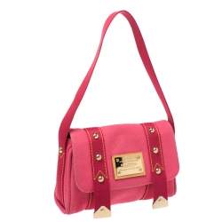 Pre Owned Louis Vuitton Pink Canvas Antigua Sac Rabat Bag