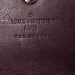Louis Vuitton Rouge Fauviste Monogram Vernis Sarah Continental Wallet