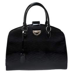 Pre Owned Louis Vuitton Black Electric Epi Leather Pont Neuf GM Bag