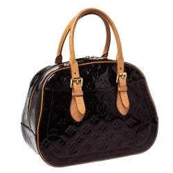 Pre Owned Louis Vuitton Amarante Monogram Vernis Summit Drive Bag