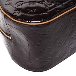 Pre Owned Louis Vuitton Amarante Monogram Vernis Summit Drive Bag