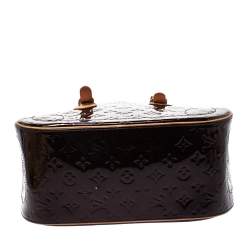 Pre Owned Louis Vuitton Amarante Monogram Vernis Summit Drive Bag
