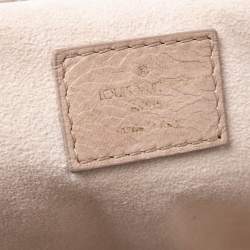 Pre Owned Louis Vuitton Beige Monogram Leather Limited Edition Stratus Olympe PM Bag