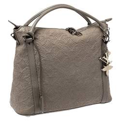 Pre Owned Louis Vuitton Gris Clair Monogram Antheia Ixia PM Bag