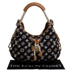 Pre Owned حقيبة لوي فيتون Bulles إصدار محدود نايلون مونوغرامية كحلية