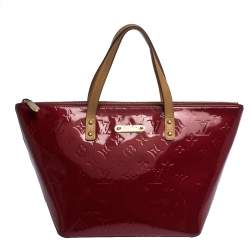 Pomme D'Amour Monogram Vernis Bellevue PM Tote Bag