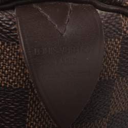 Pre Owned حقيبة لوي فيتون سبيدي كانفاس دامييه أيبين 35