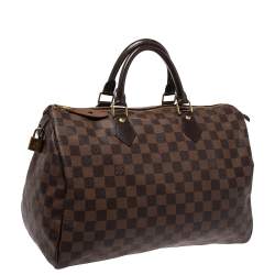 Pre Owned حقيبة لوي فيتون سبيدي كانفاس دامييه أيبين 35