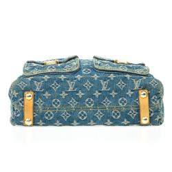 مملوكة مسبقًا Louis Vuitton Blue Denim Monogram Baggy GM Bag