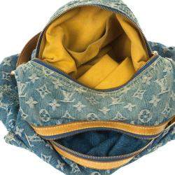 مملوكة مسبقًا Louis Vuitton Blue Denim Monogram Baggy GM Bag
