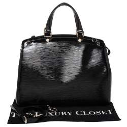 Pre Owned Louis Vuitton Black Electric Epi Leather Brea GM Bag