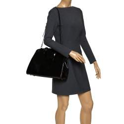 Pre Owned Louis Vuitton Black Electric Epi Leather Brea GM Bag