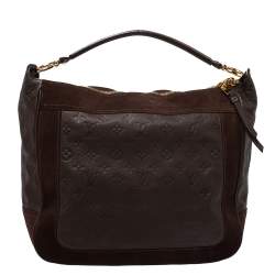 Pre Owned Louis Vuitton Ombre Monogram Empreinte Leather Audacieuse MM Bag