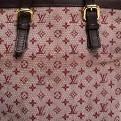 Pre Owned Louis Vuitton Cherry Monogram Mini Lin Francoise Bag
