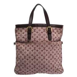 Pre Owned Louis Vuitton Cherry Monogram Mini Lin Francoise Bag