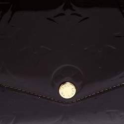 Pre Owned Louis Vuitton Amarante Monogram Vernis Sarah Continental Wallet