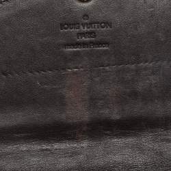 Pre Owned Louis Vuitton Amarante Monogram Vernis Sarah Continental Wallet