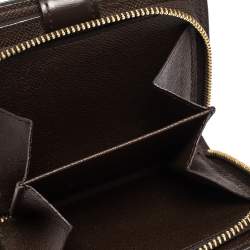 Louis Vuitton Damier Ebene Canvas Compact Zippy Wallet