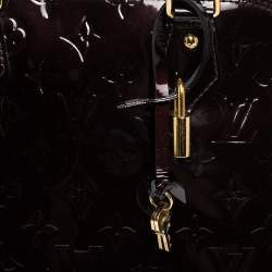 مملوكة مسبقًا Louis Vuitton Amarante Monogram Vernis Leather Alma PM Bag