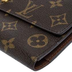 Louis Vuitton Monogram Canvas Sarah Continental Wallet 