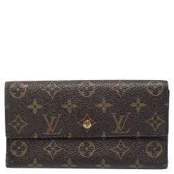Louis Vuitton Monogram Canvas Sarah Continental Wallet 