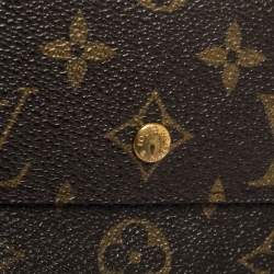 Louis Vuitton Monogram Canvas Sarah Continental Wallet 