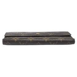 Louis Vuitton Monogram Canvas Sarah Continental Wallet 