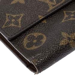 Louis Vuitton Monogram Canvas Sarah Continental Wallet 