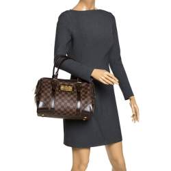 Pre Owned Louis Vuitton Damier Ebene Canvas Berkeley Bag